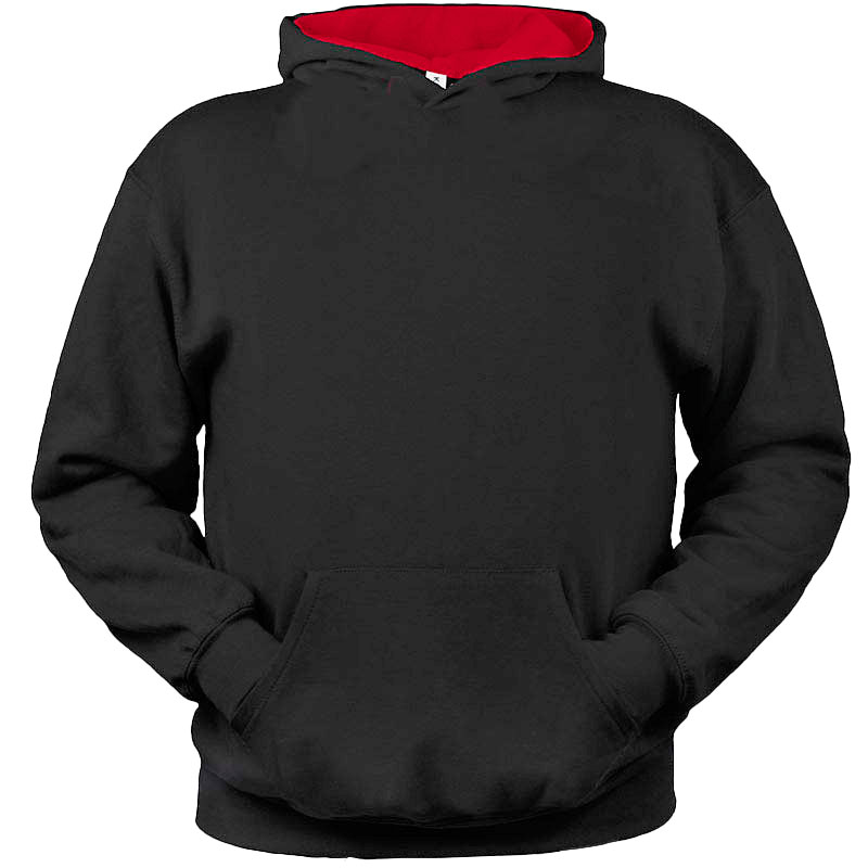 Sudadera Capucha Contrastada Niño Frontal